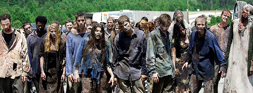 Walking Dead Zombie Staring The Filthy Faces
