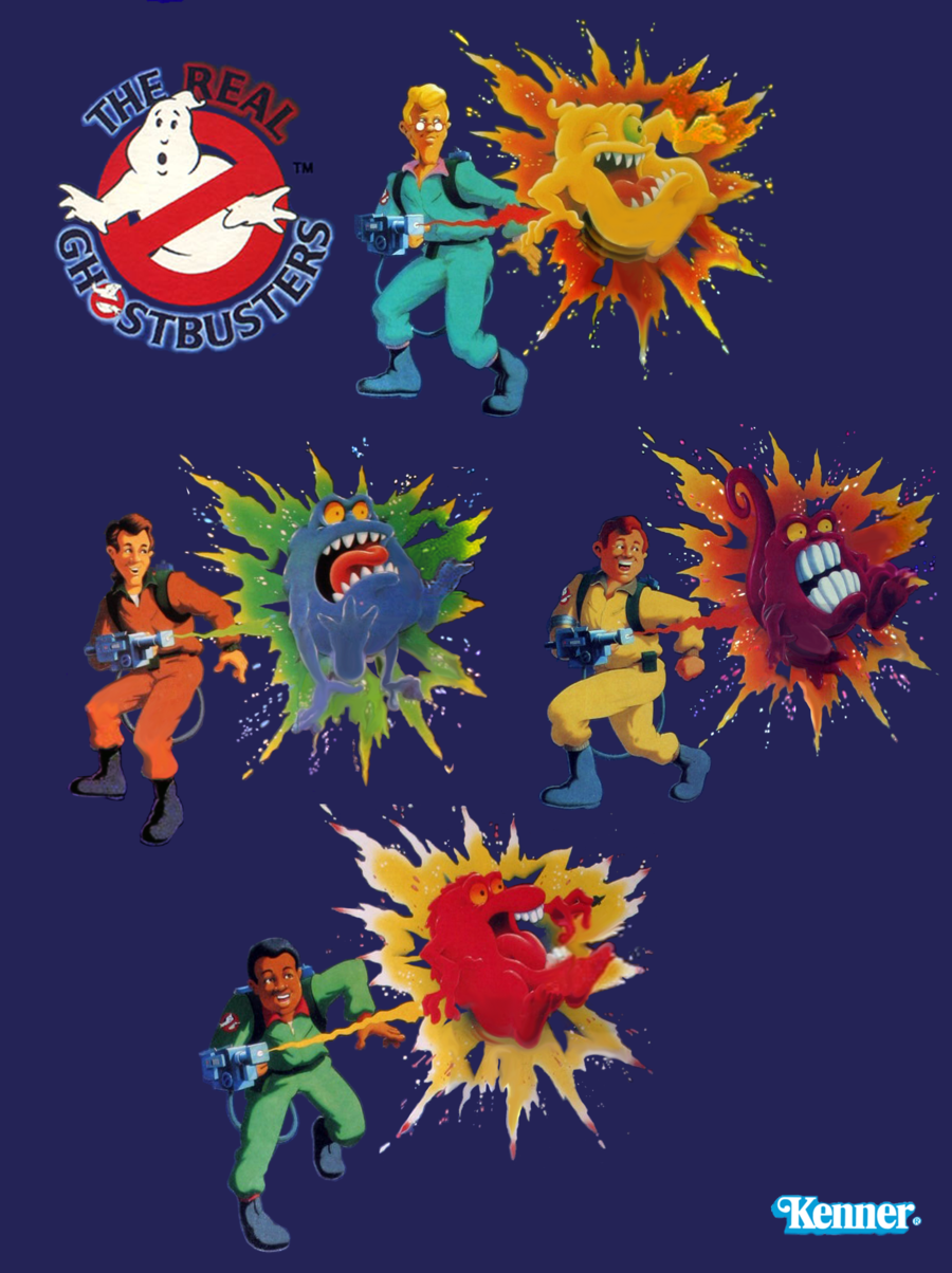 The Real Ghostbusters Artbox Drawings Restaured By Jdanc On