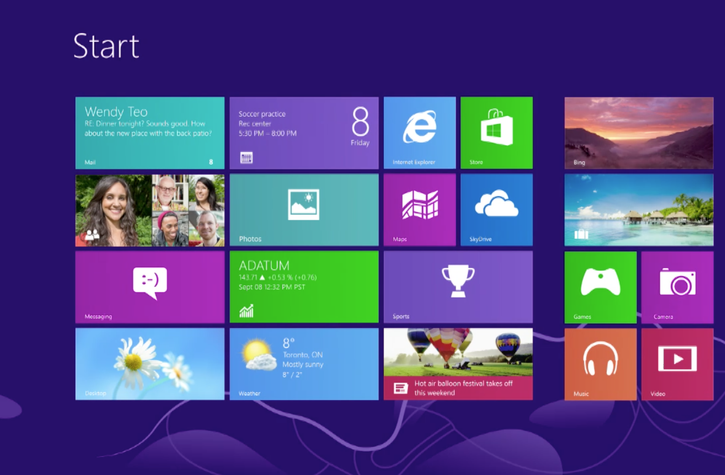 Windows 8 home