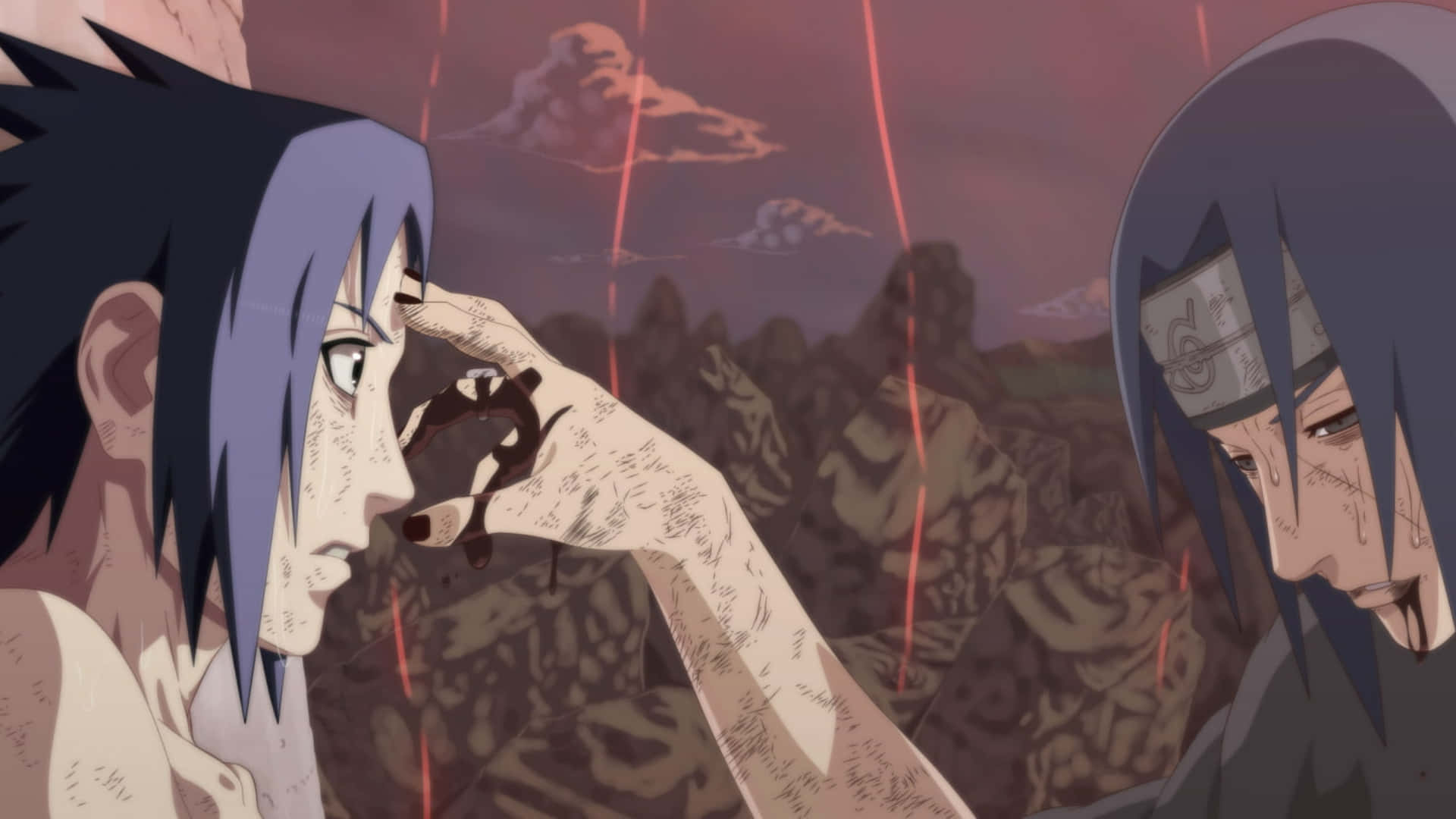 Sasuke Face Wallpaper