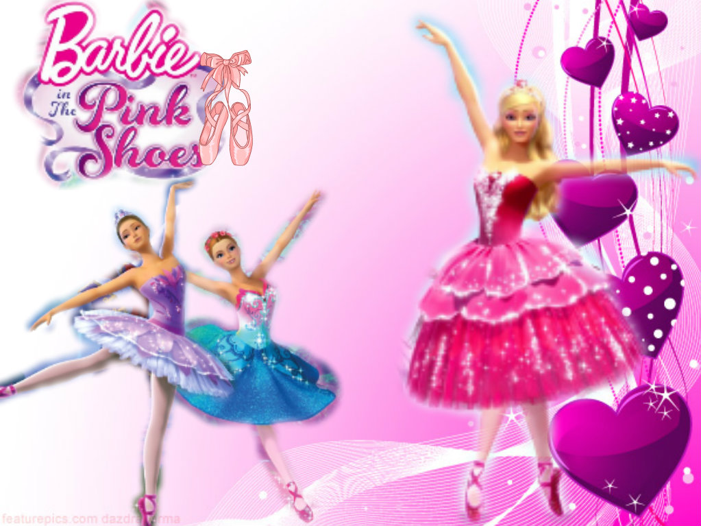 Barbie Movies Image In The Pink Shoes Wallpaper