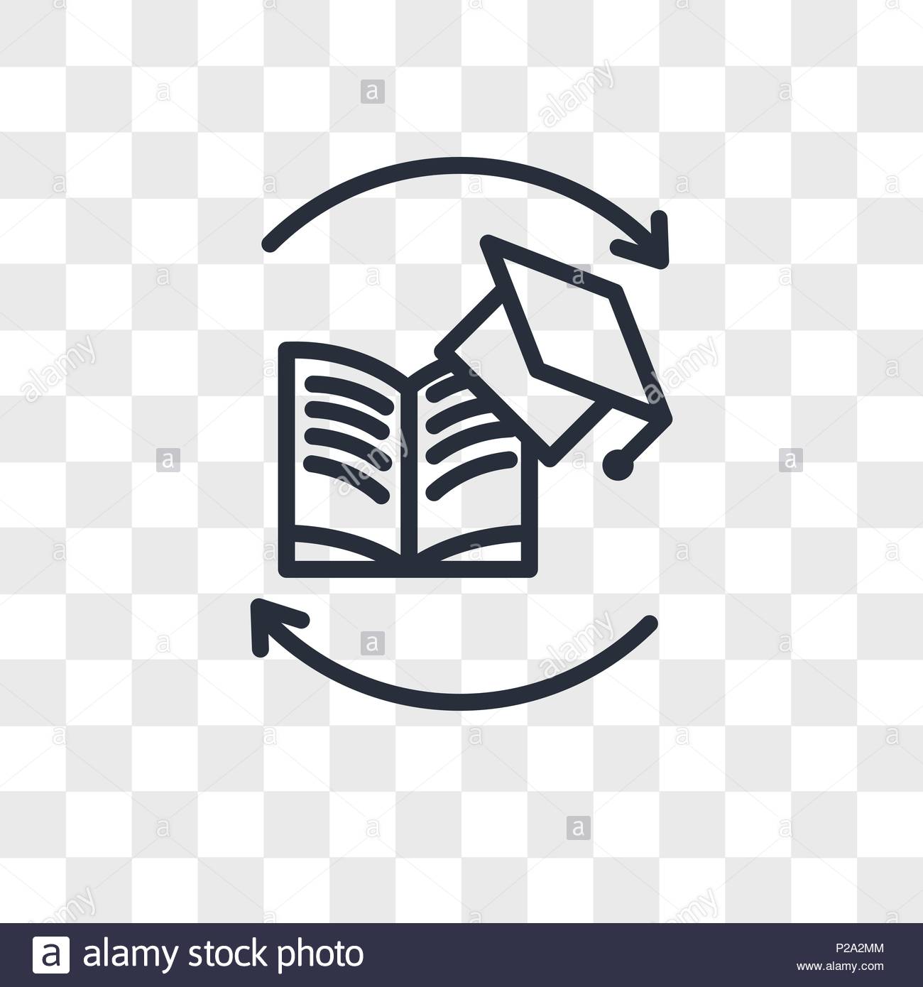 Continuing Education Vector Icon Isolated On Transparent