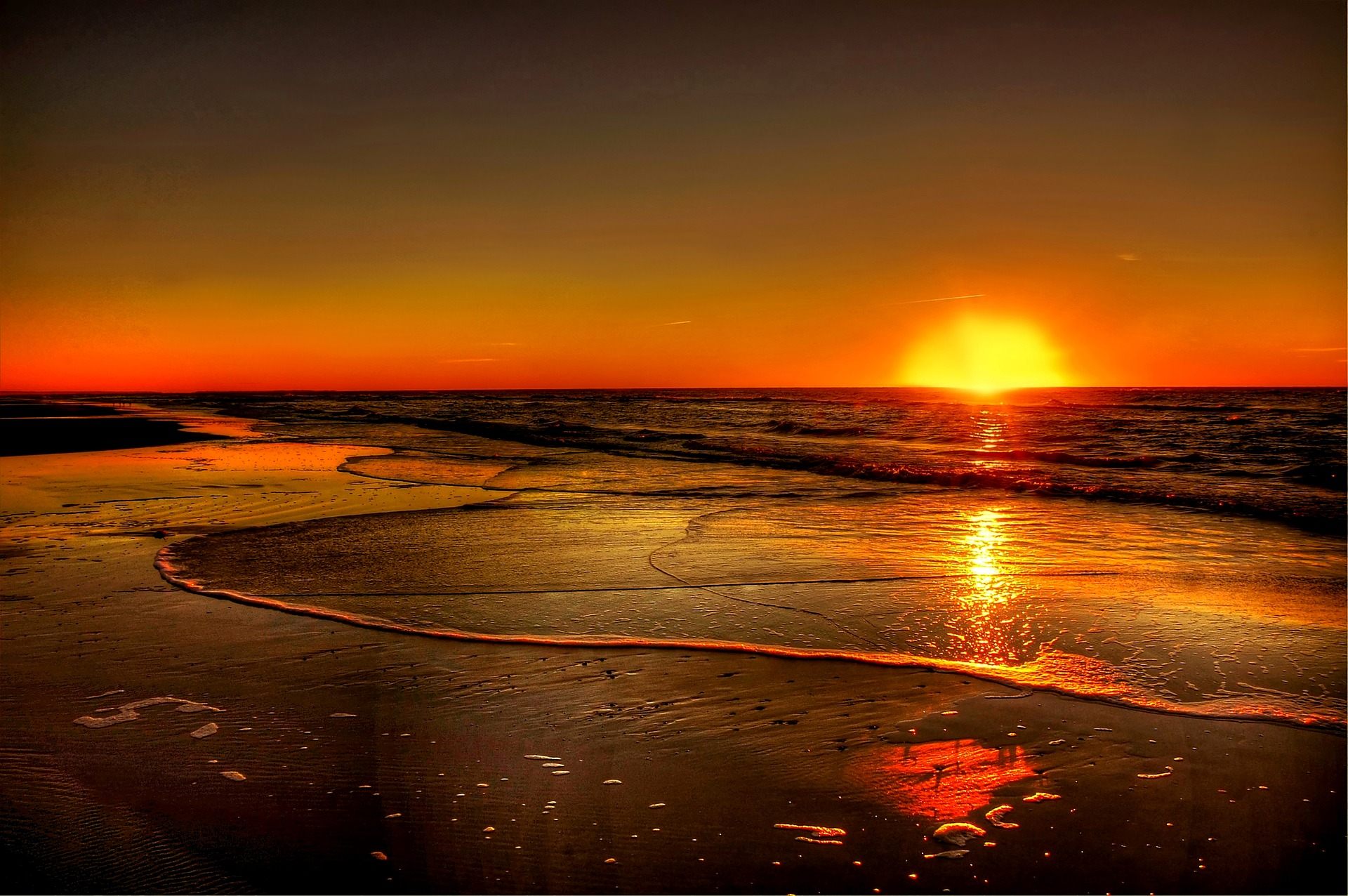 Free Download Sunset Beach Backgrounds Desktop Wallpa - vrogue.co