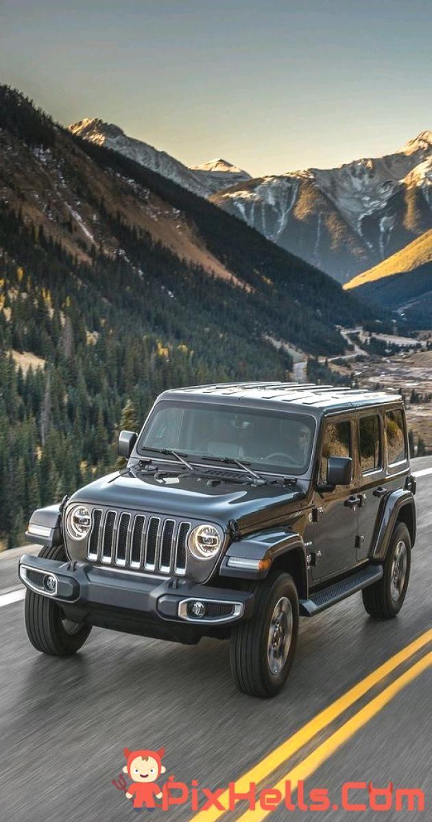 Jeep Wrangler Black iPhone Wallpaper