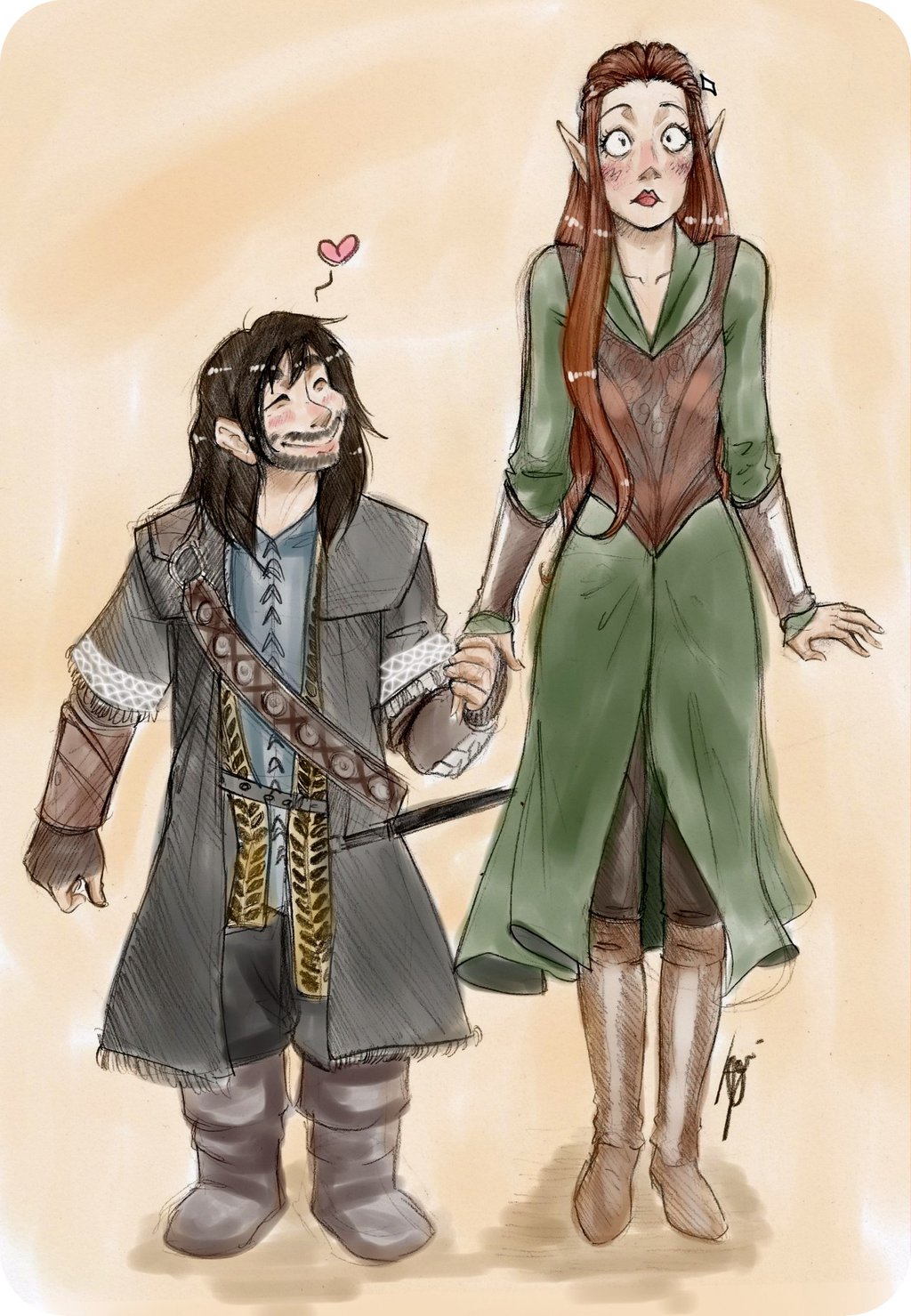 Kili And Tauriel By Nienorgreenfield