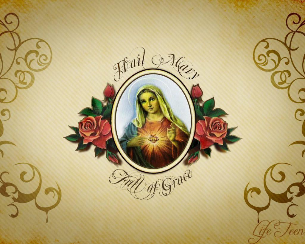Wallpaper Of Virgin Mary