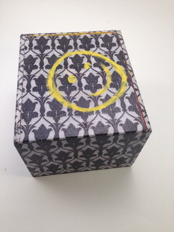 Sherlock Wallpaper Upcycled Cigar Box Treasure Chest By Lelujools