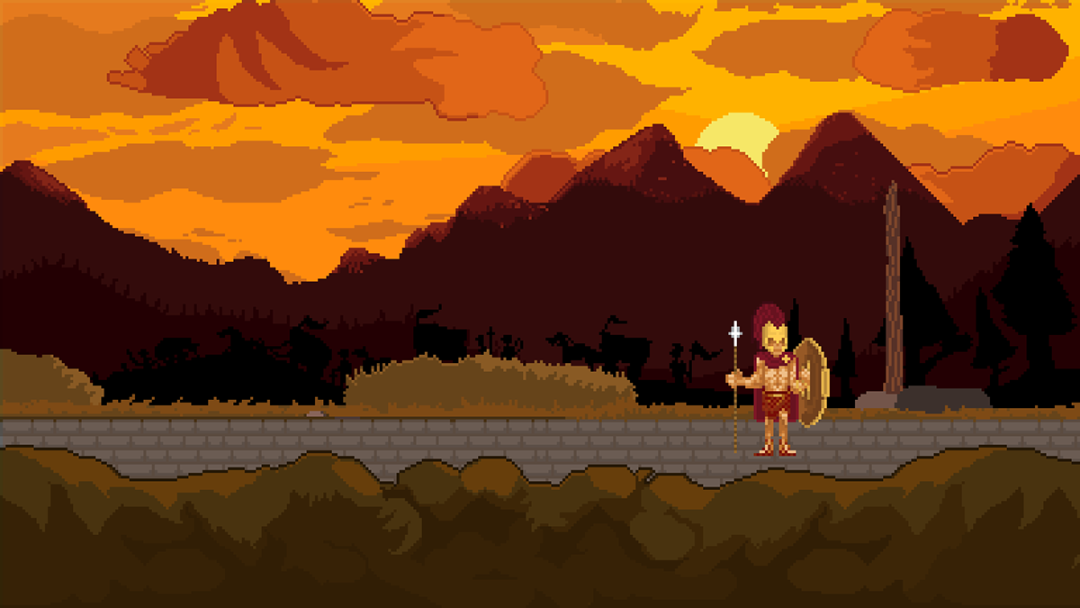 Pixel Game Background Wallpaper