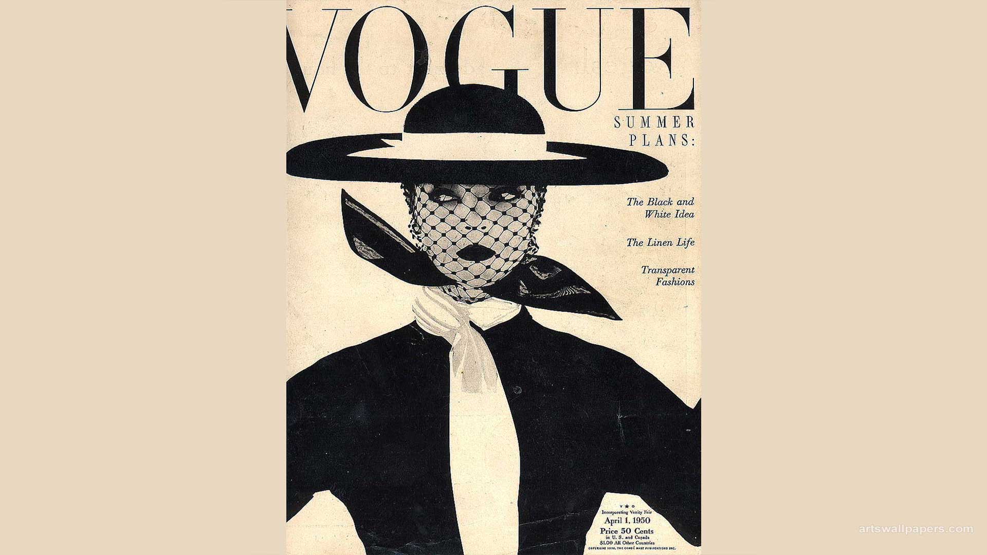 Vogue Wallpaper Cover Art Fashion Desktop