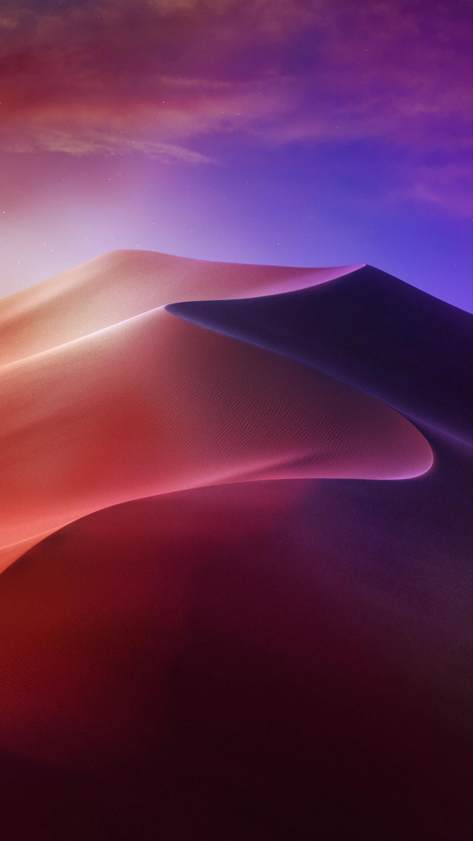 Colourful Mojave Wallpaper In iPhone