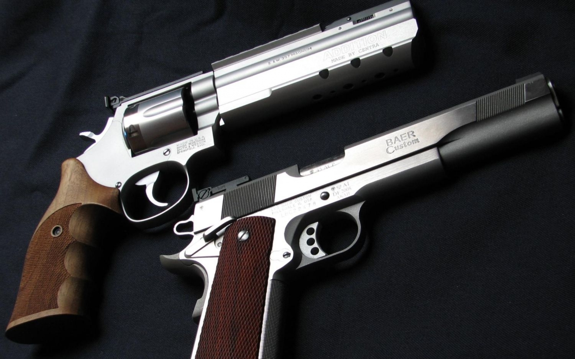 Guns Weapons M1911 Smith And Wesson Les Baer Wallpaper