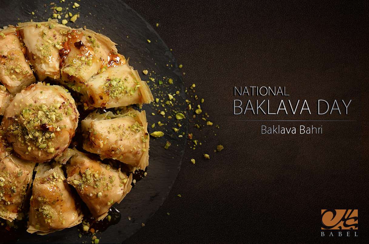 National Baklava Day Wishes Image Whatsapp