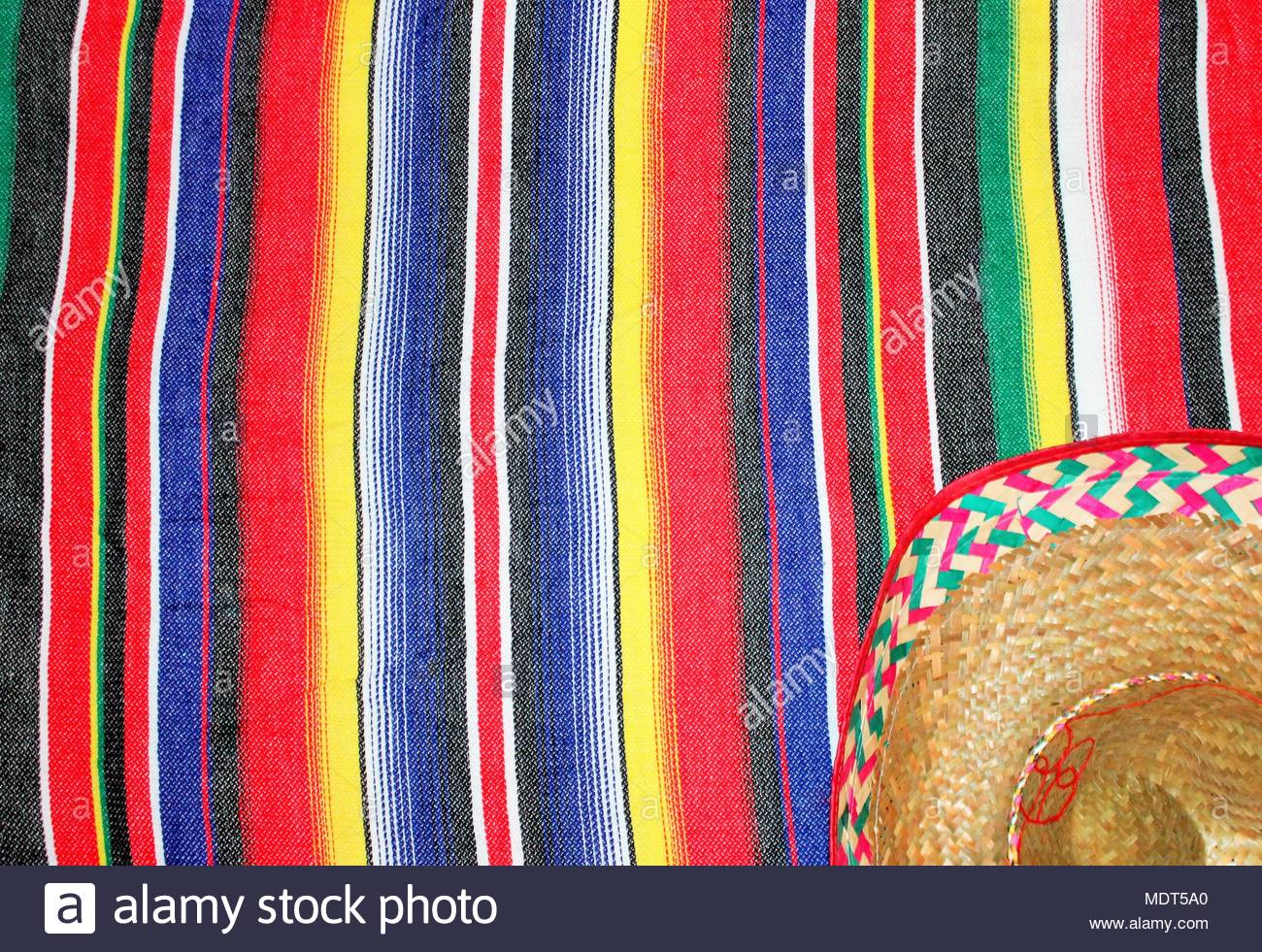 Mexican Poncho Background Serape Traditional Cinco De Mayo Rug