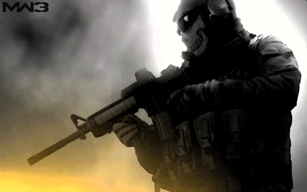Mw2 Wallpaper Ghost By Squall