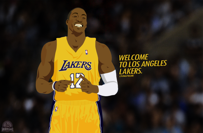 Dwight Howard Wele To Lakers By Lisong24kobe