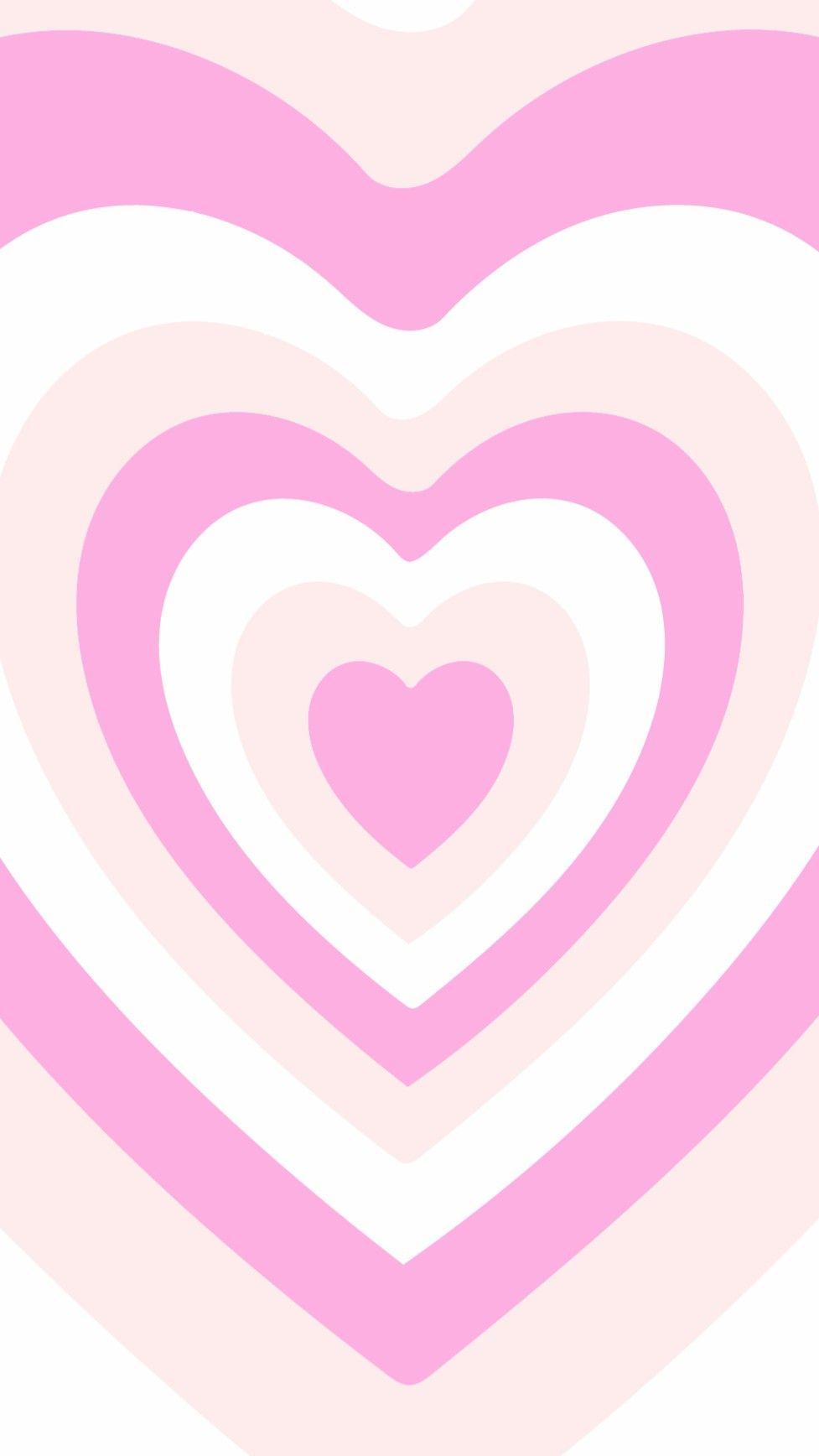 Y2k Powerpuff Girls Pink Hearts Aesthetic Background And Phone