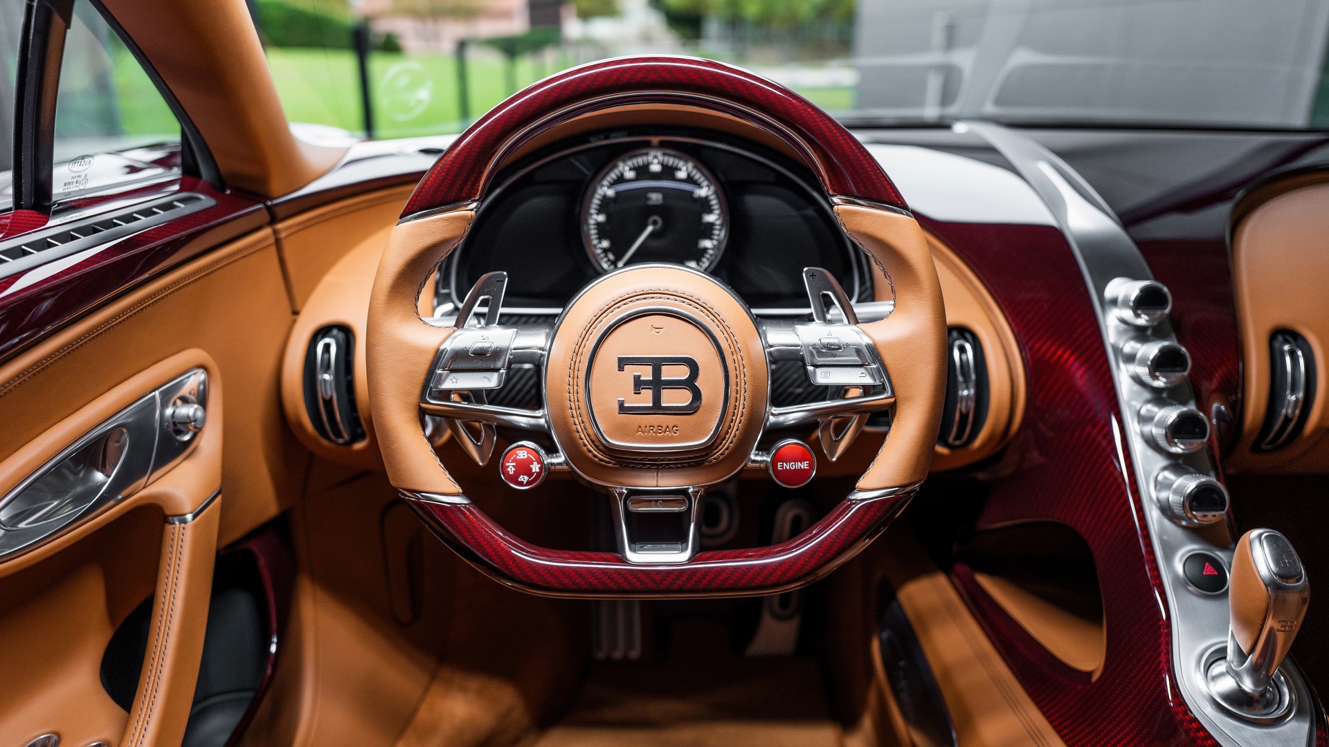 Bugatti Chiron Interior Wallpaper