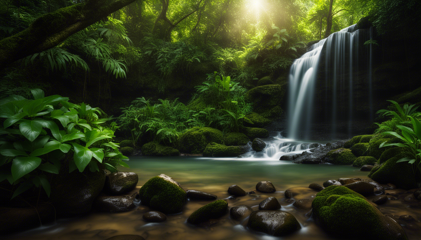 Waterfall Wallpaper With Sound