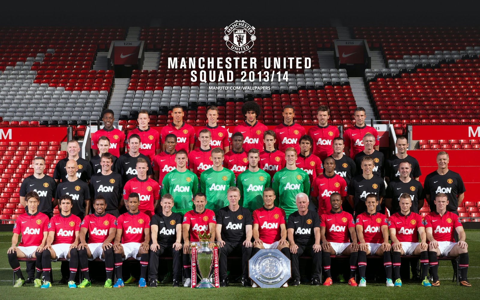Squad Wallpaper Manchester United