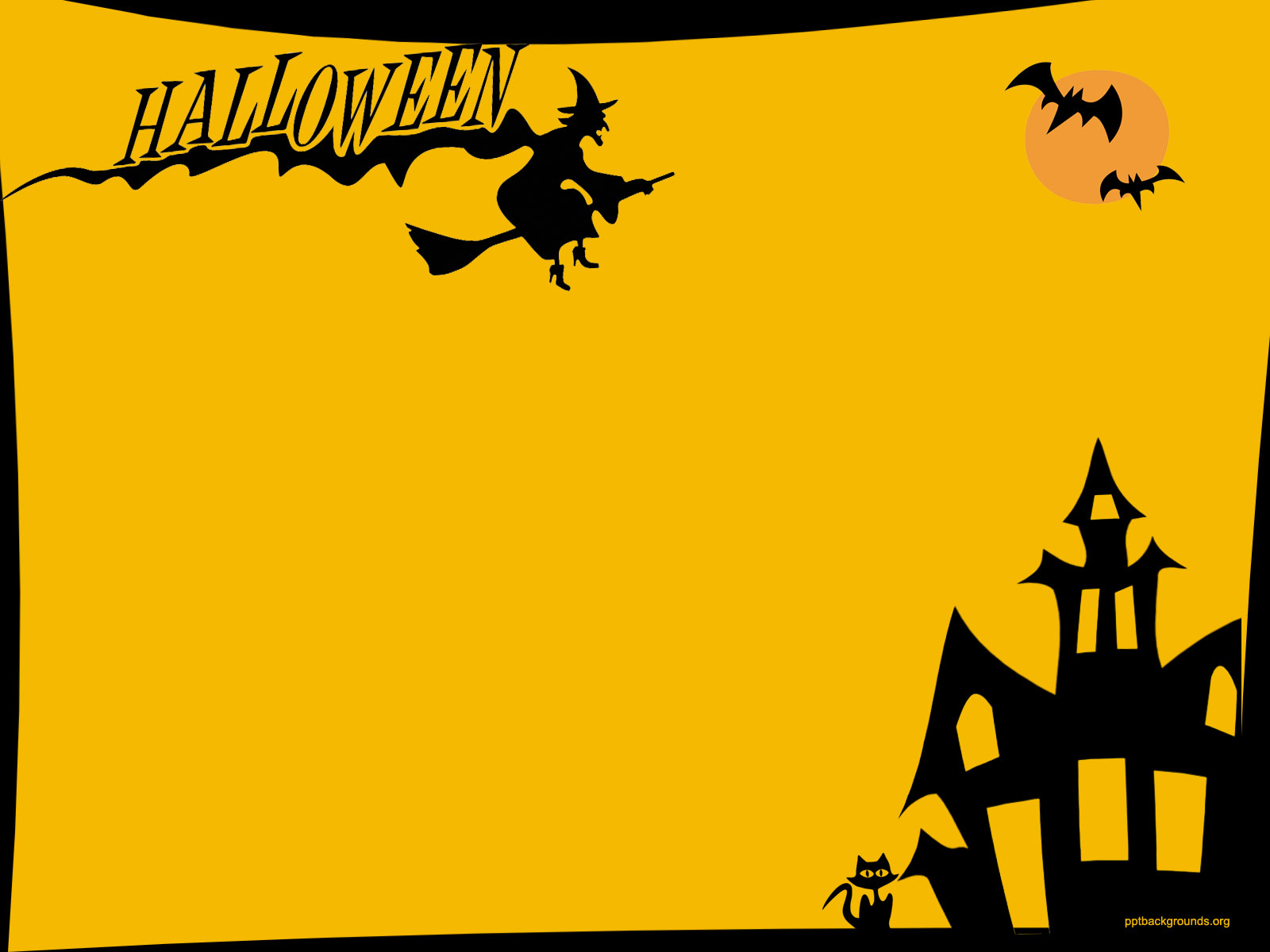 Happy Halloween Background For Powerpoint Holiday
