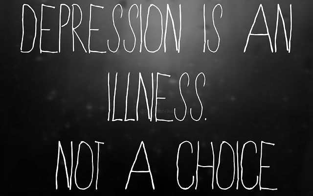 Not Good Enough Depression Is An Illness A Choice Follow Me