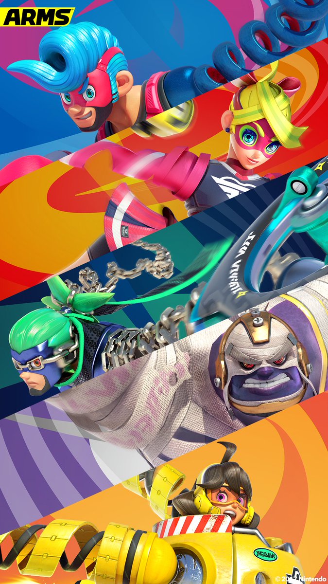 Nintendo Switch On Na Arms Wallpaper Were Added To