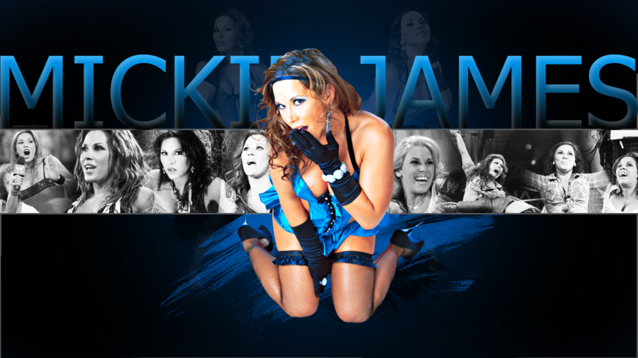 Mickie James Wallpaper Blue By