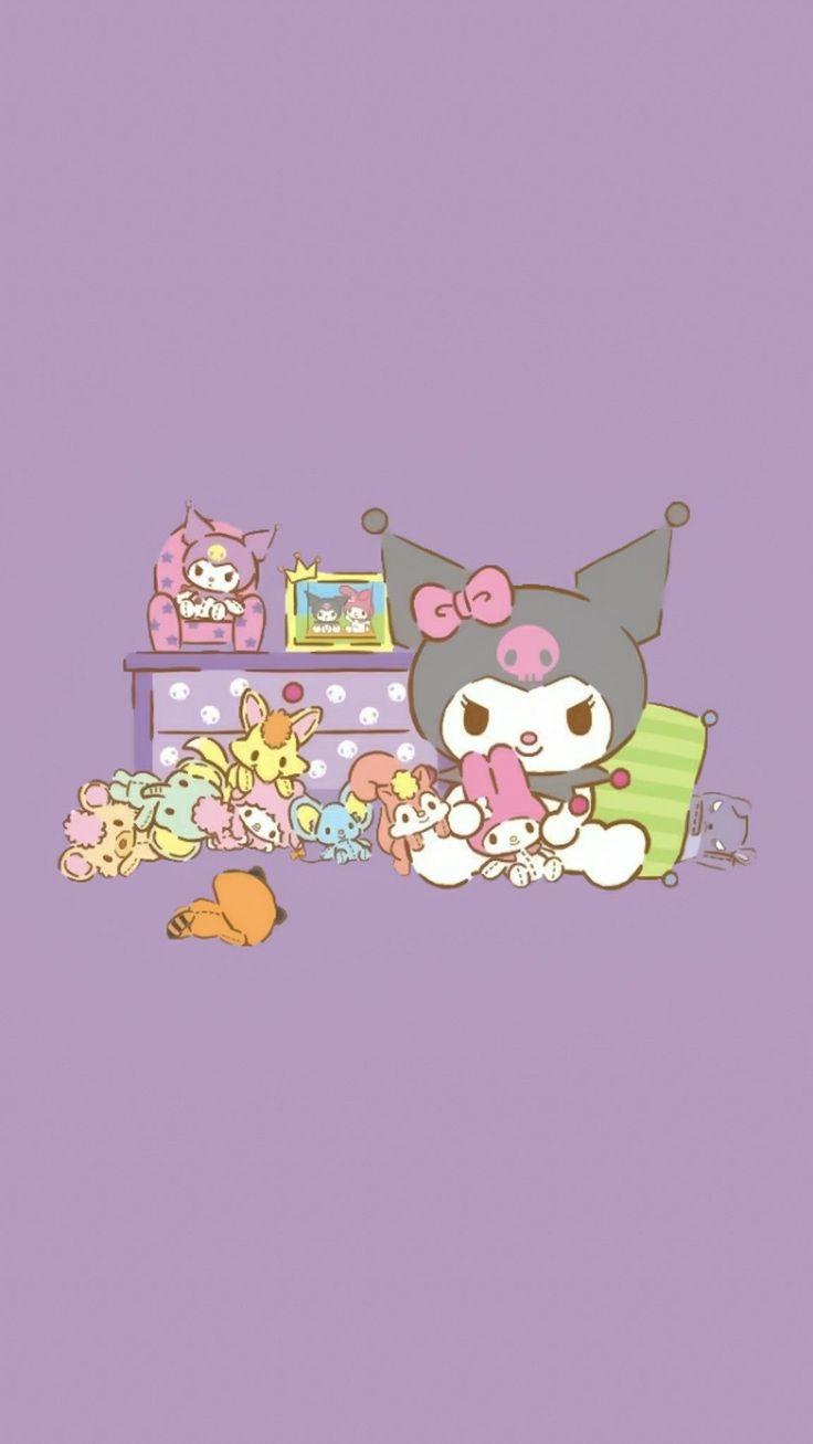 Kuromi Background Explore More Black Hat Cute My