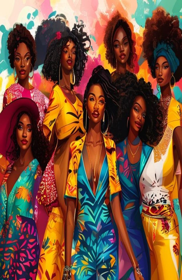 Beautiful Black Women Wallpaper
