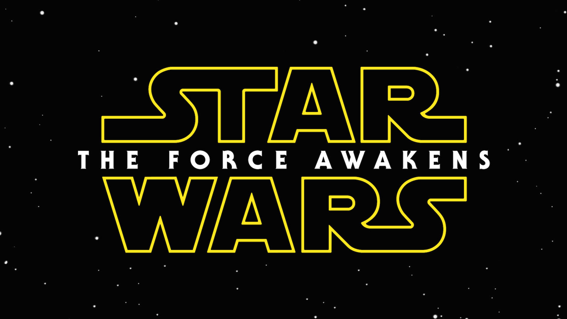 Star Wars The Force Awakens Logo Wallpaper