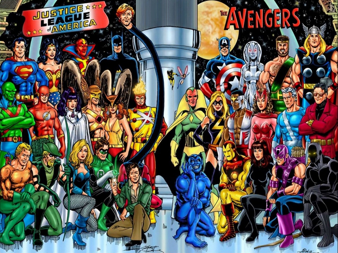 Justice League of America vs The Avengers