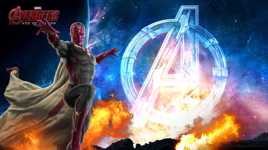 Avengers Age Of Ultron Promo Art Vision By Chenshijie9095 On