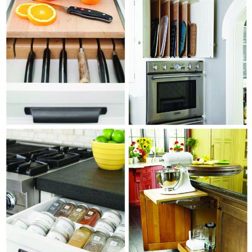 Kitchen Organization Ideas for the Inside of the Cabinet Doors kitchen