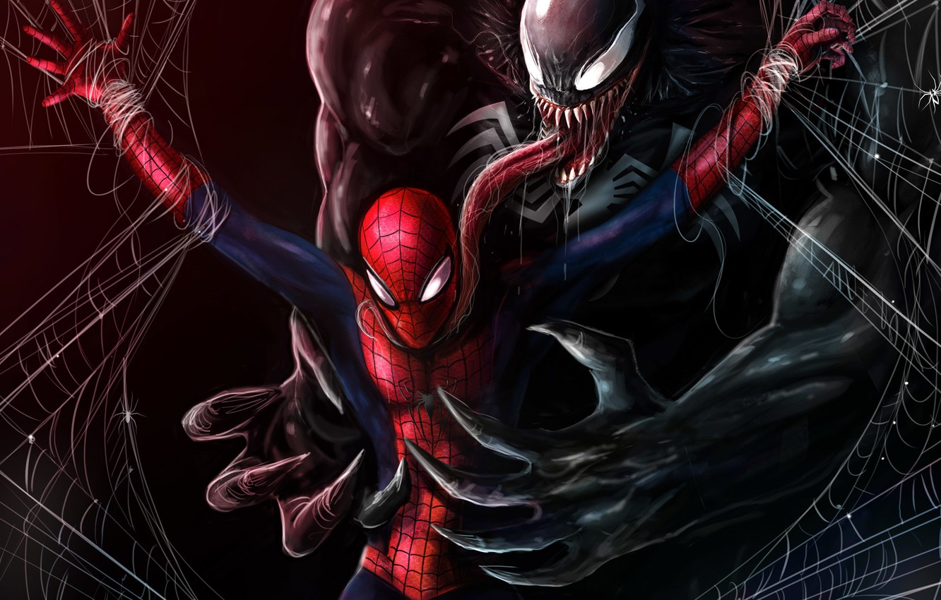 Wallpaper Art Fiction Marvel Venom Spider Man Symbiote