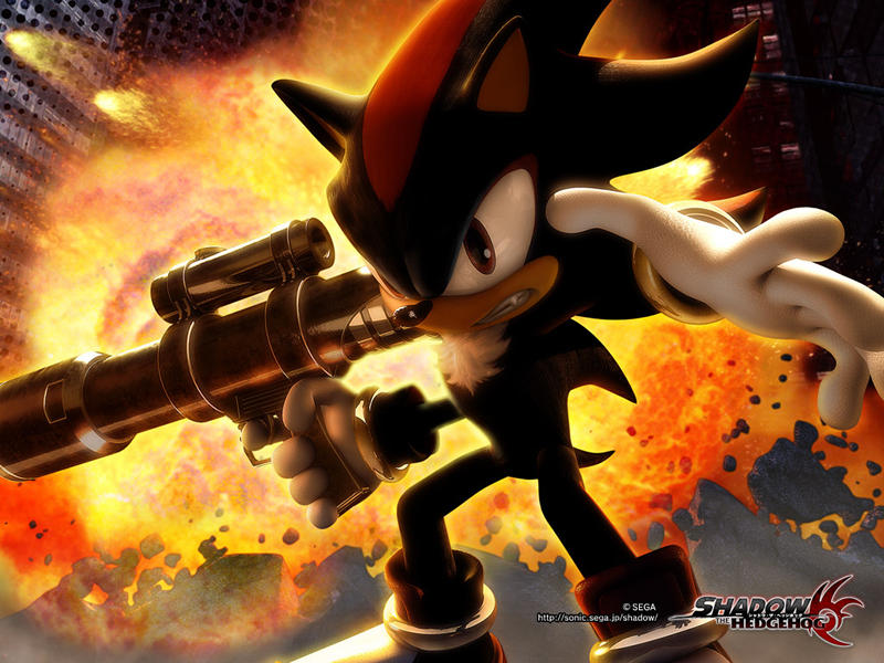 To use this Shadow the Hedgehog picture as your desktop wallpaper