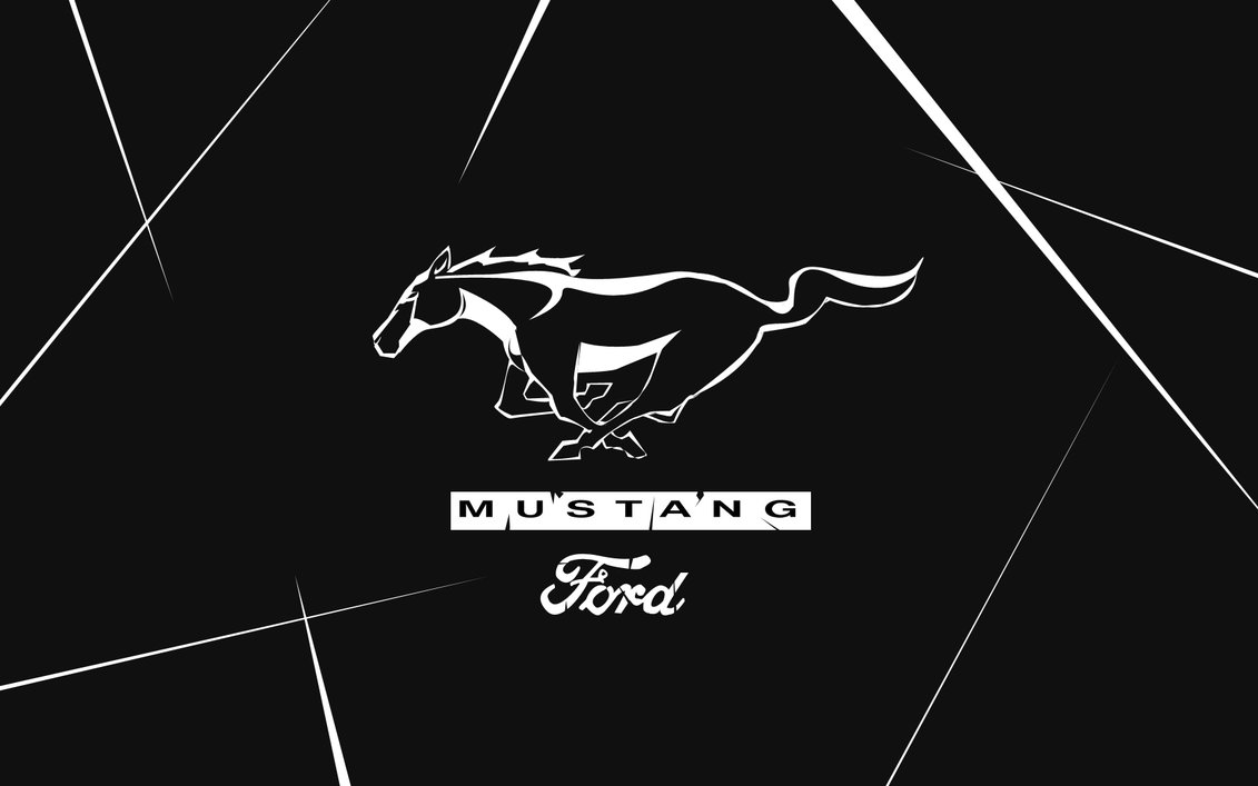 Mustang Logo Full Hd Wallpaper