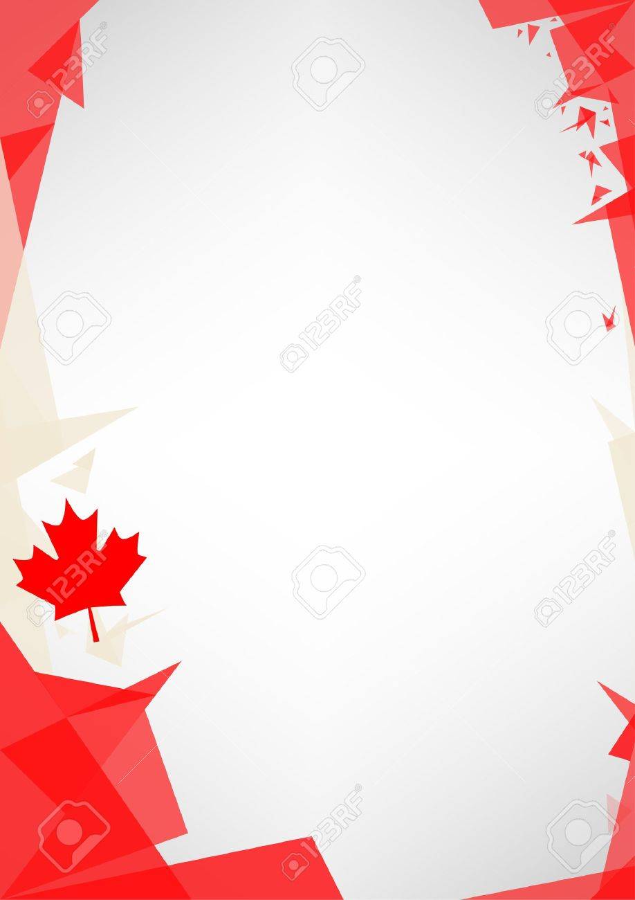 A Design Background Origami Style For Very Nice Canadian