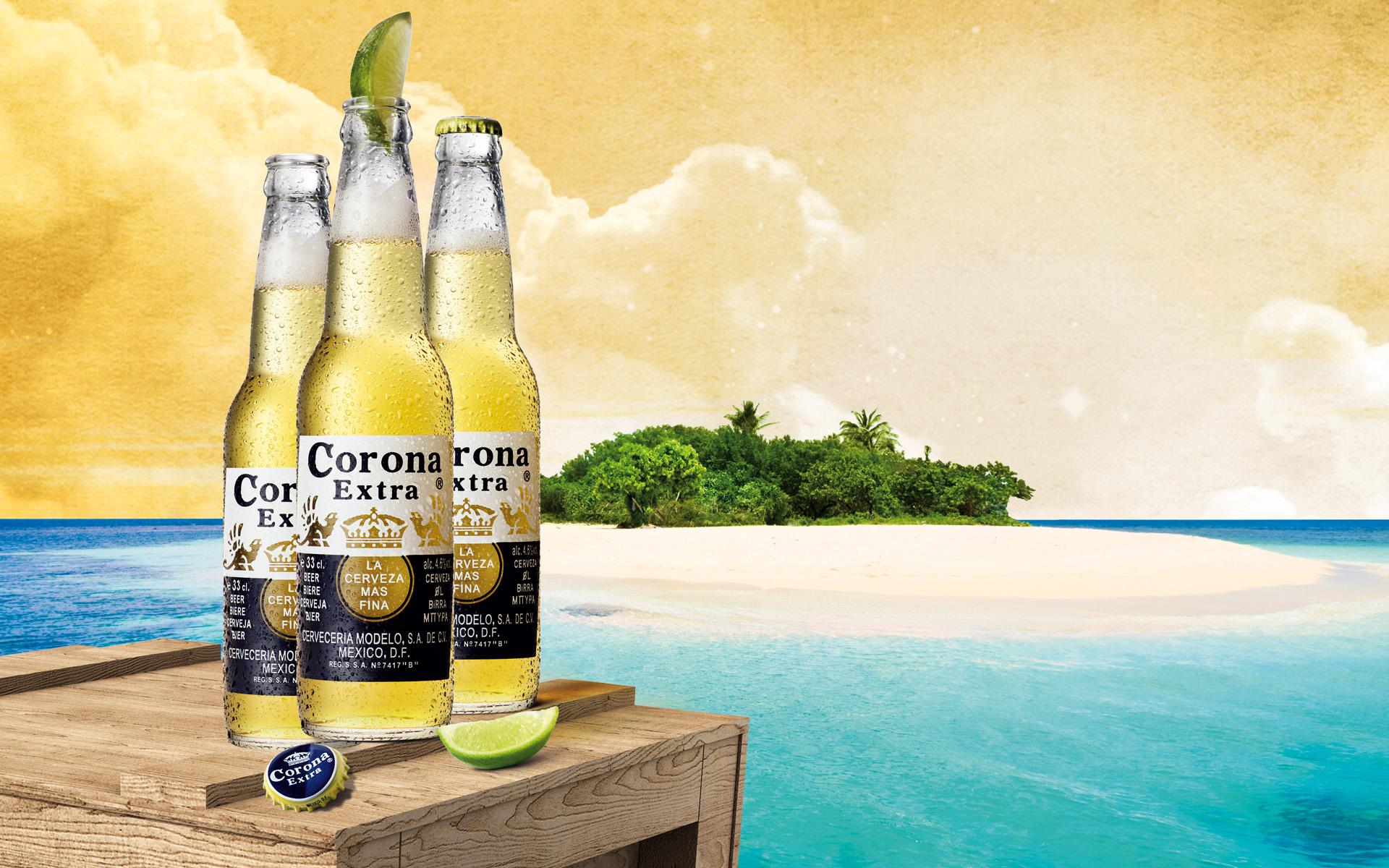 Corona Extra Beer High Quality And Resolution Wallpaper