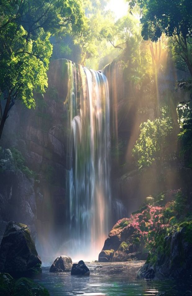 3d Animated Waterfall Wallpaper