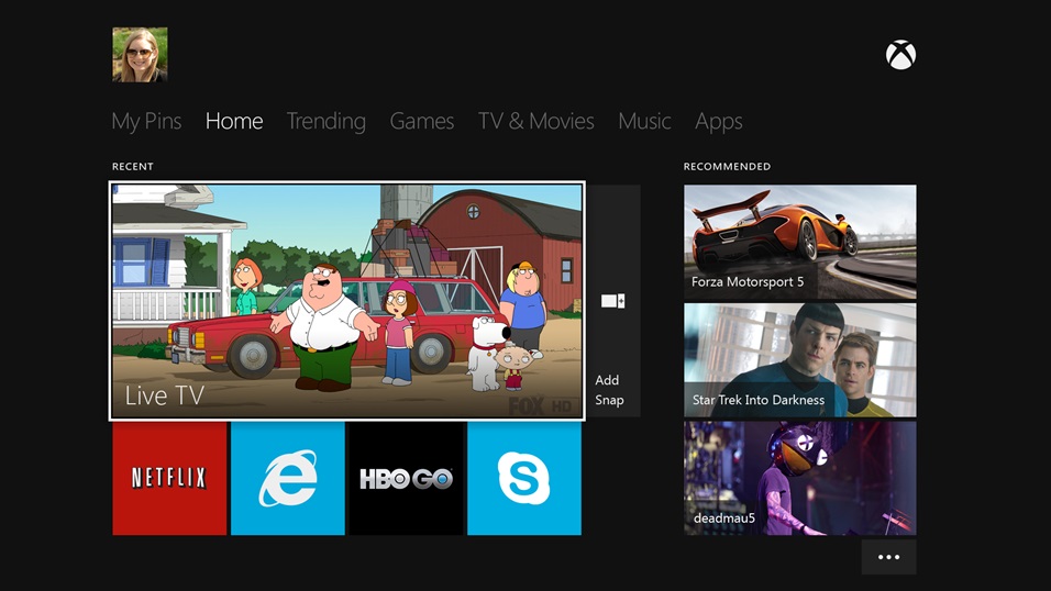 Xbox One Dashboard Colors