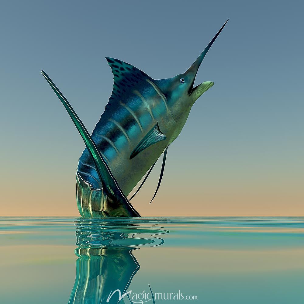 Free download Marlin Sport Fish Wallpaper Wall Mural by Magic Murals