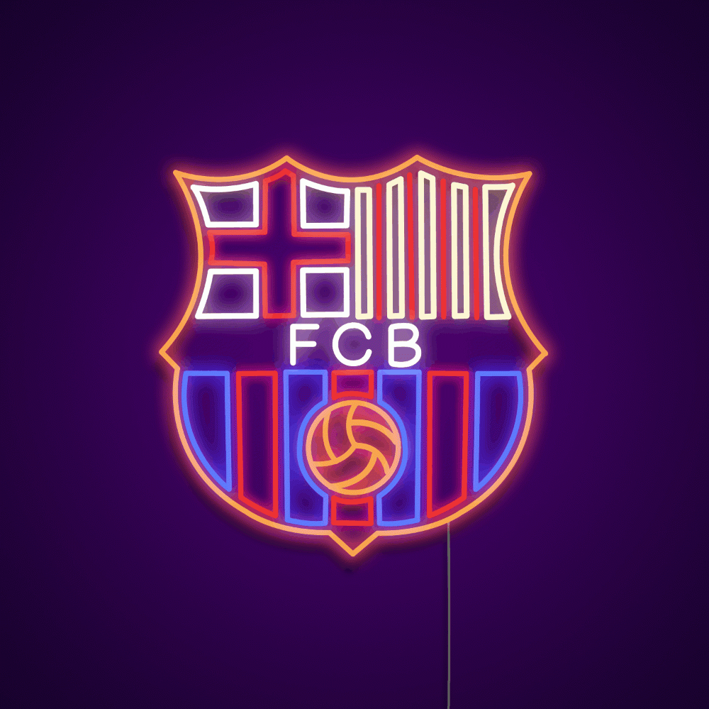 Barcelona Logo Custom Led Neon Sign Neonize
