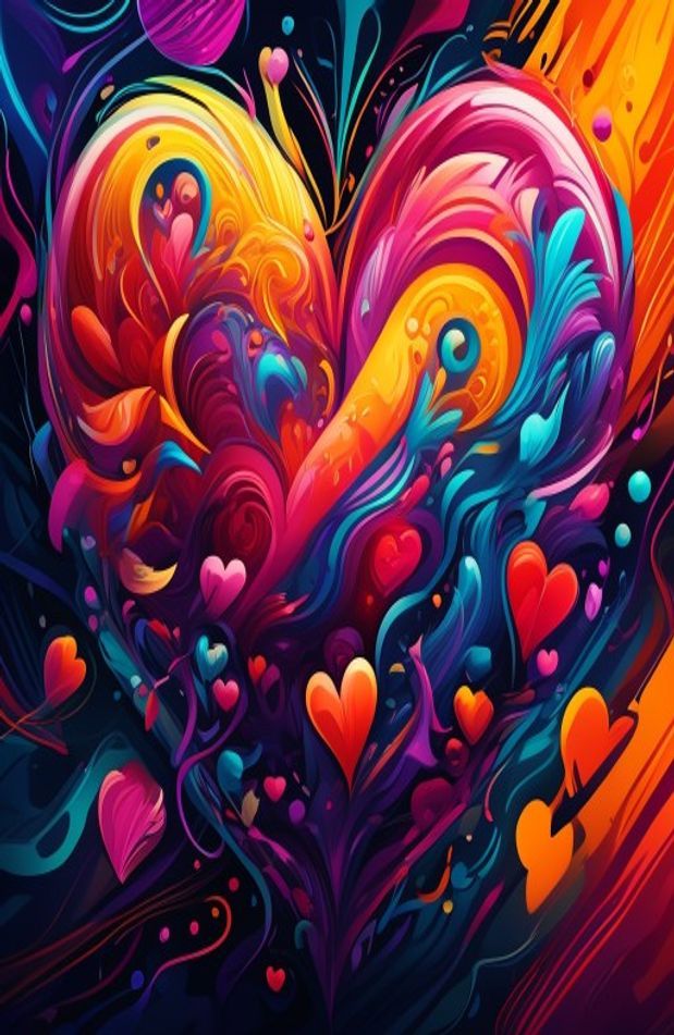 Heart HD Wallpaper In Full Screen