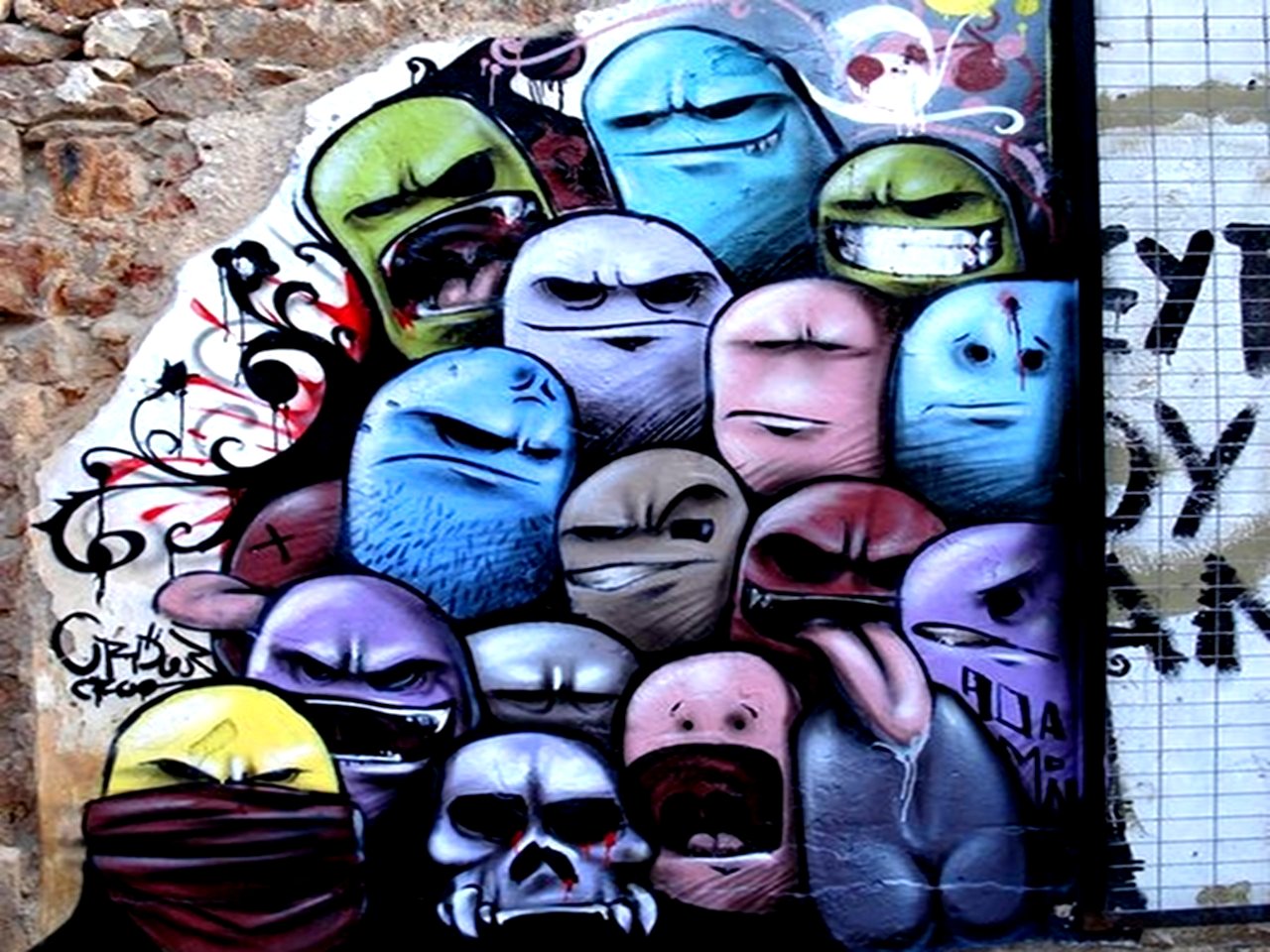 Cool Graffiti   Wallpapers Images Pictures Pics Wallpapers Wall