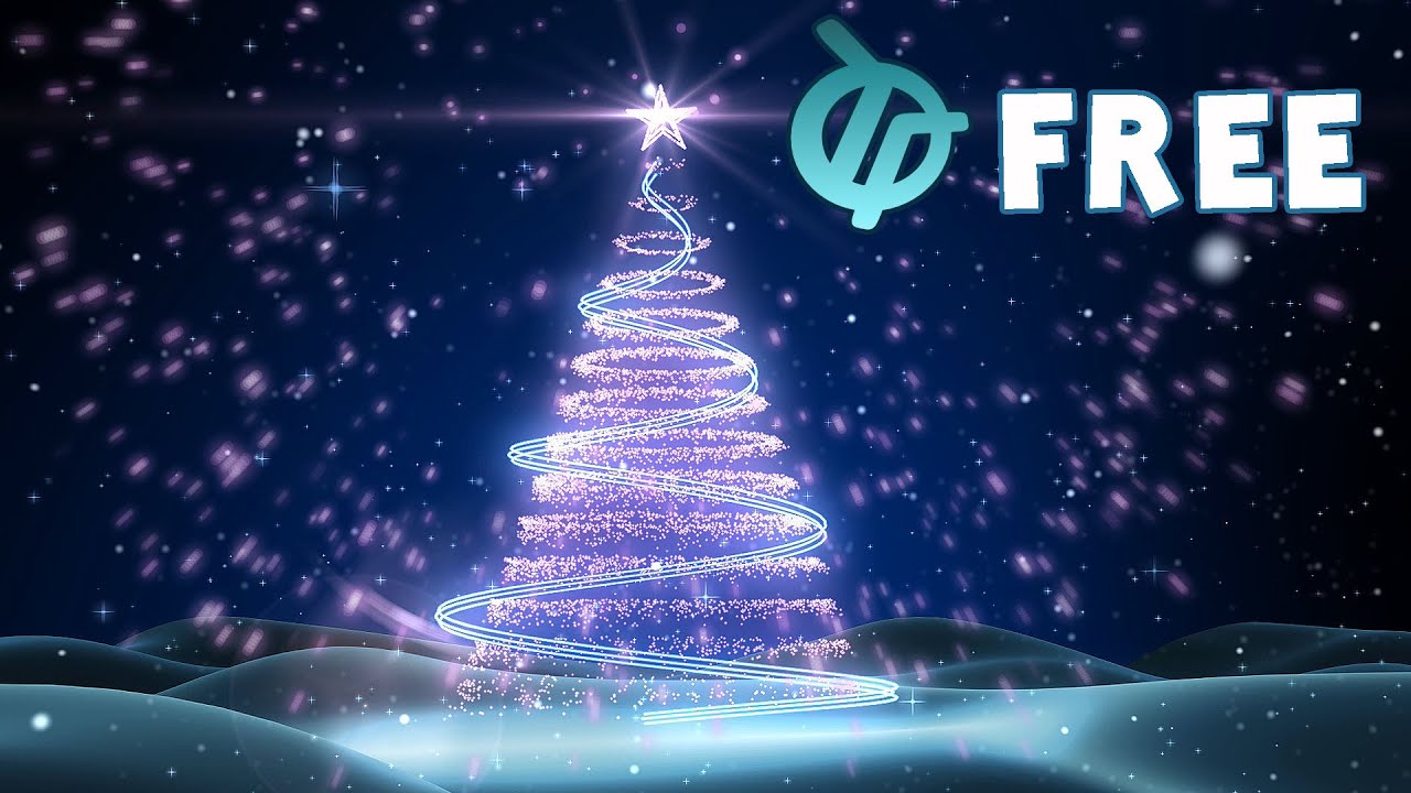 Christmas Tree Background Animation