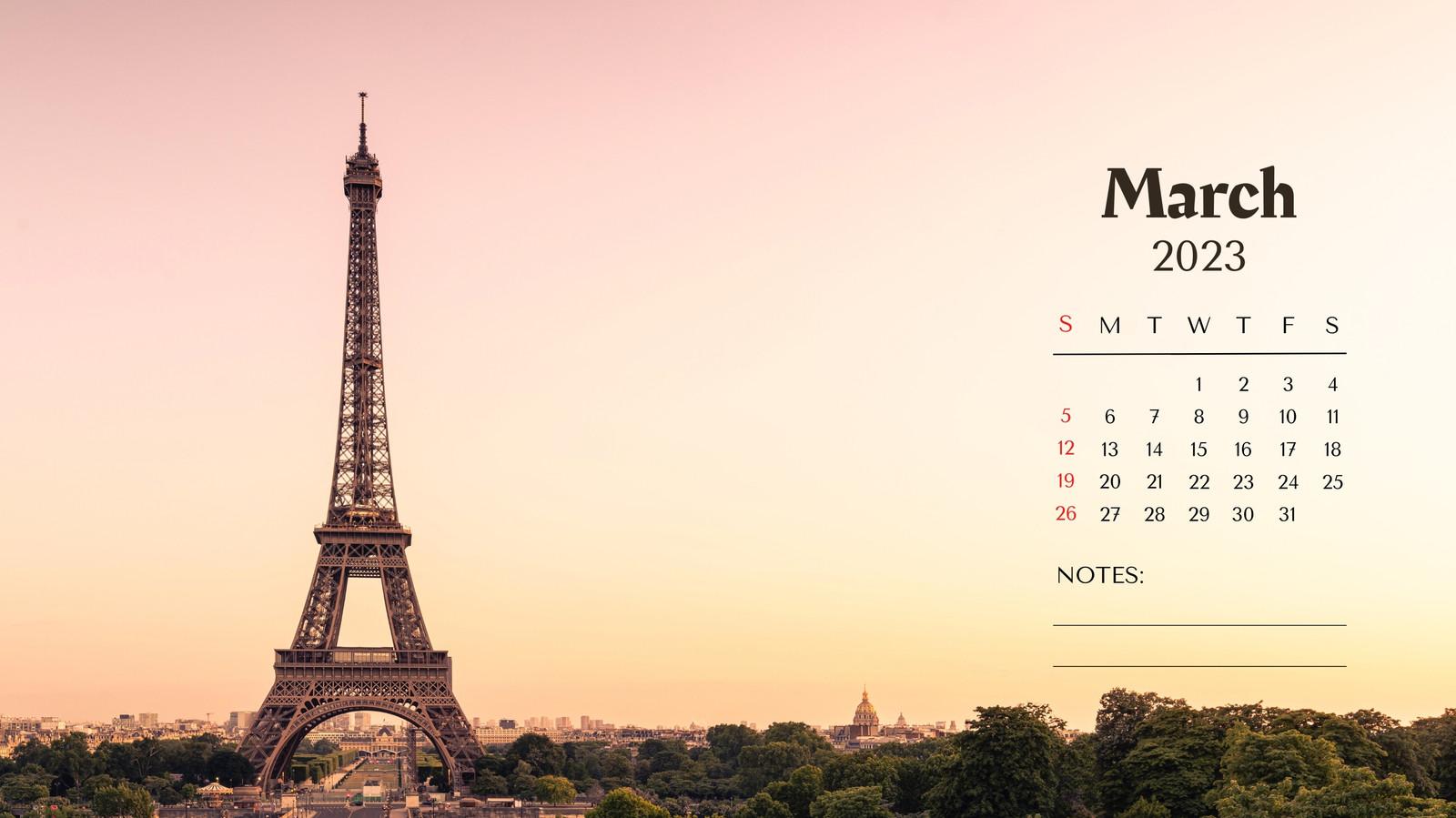 Page Free and customizable paris templates
