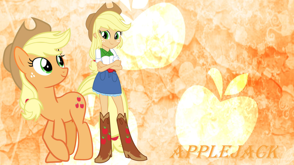 Applejack Pony Eg Wallpaper By Pegasister1000
