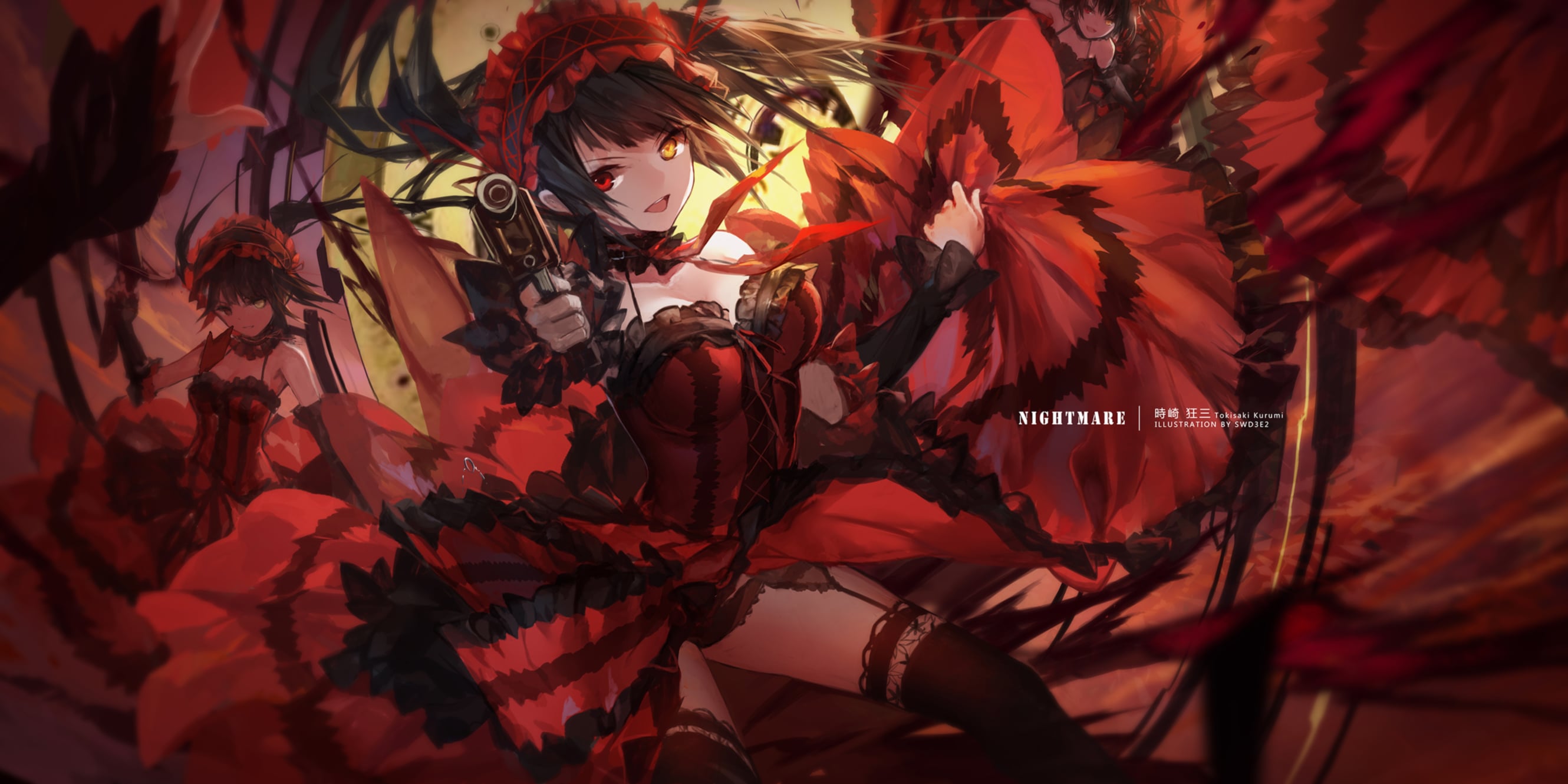 Kurumi Tokisaki HD Wallpaper Background Image