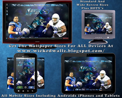 Wallpaper By Wicked Shadows Detroit Lions X3