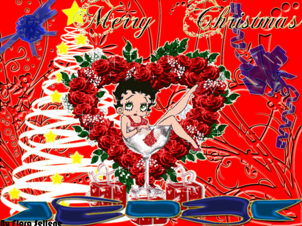 Wallpaper Betty Boop Christmas